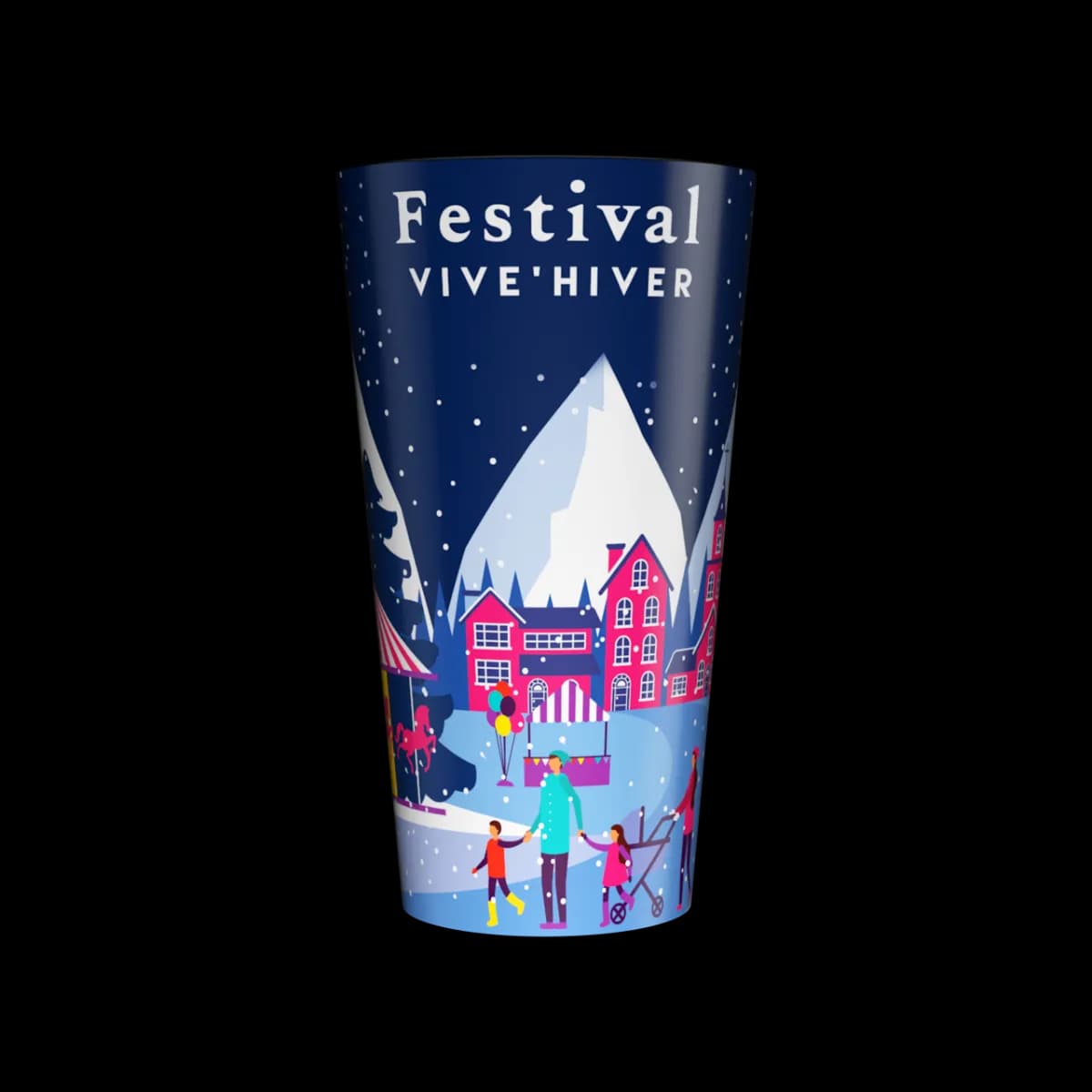Gobelet personnalisé 40cl ecocup — vue 1