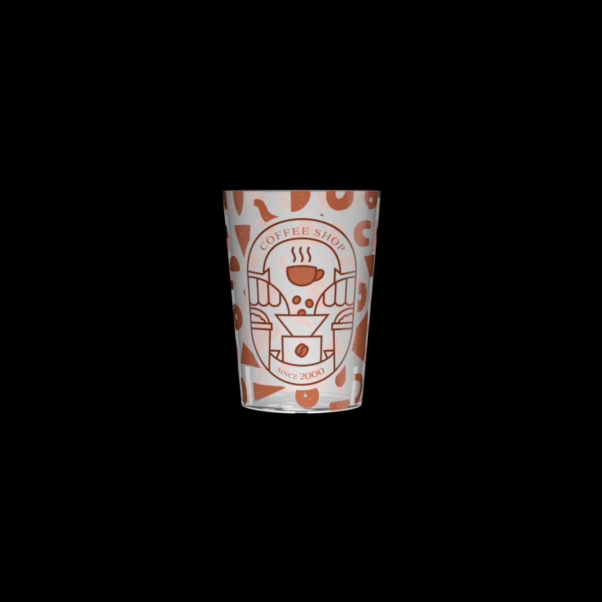 Gobelet café 12cl personnalisé réutilisable ecocup — vue 1