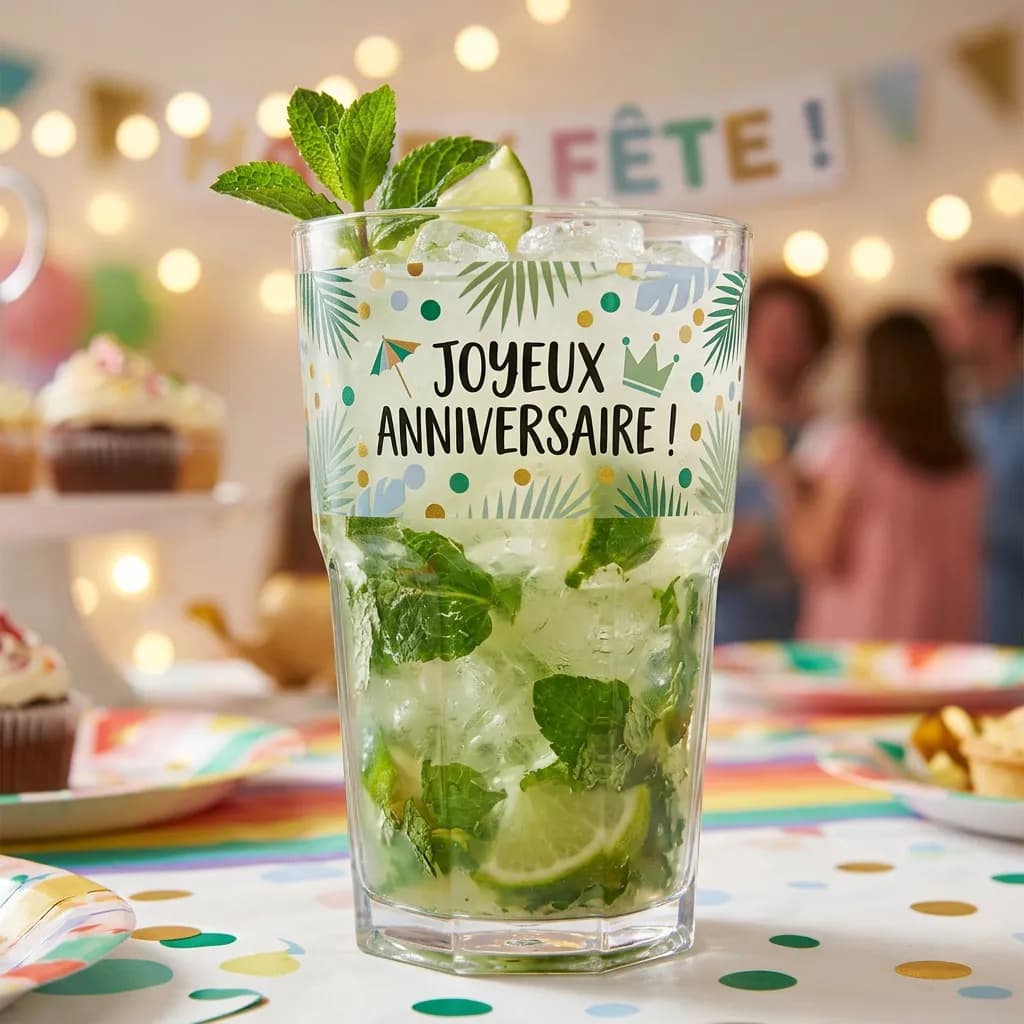 Verre mojito personnalisé éco Triton — vue 2