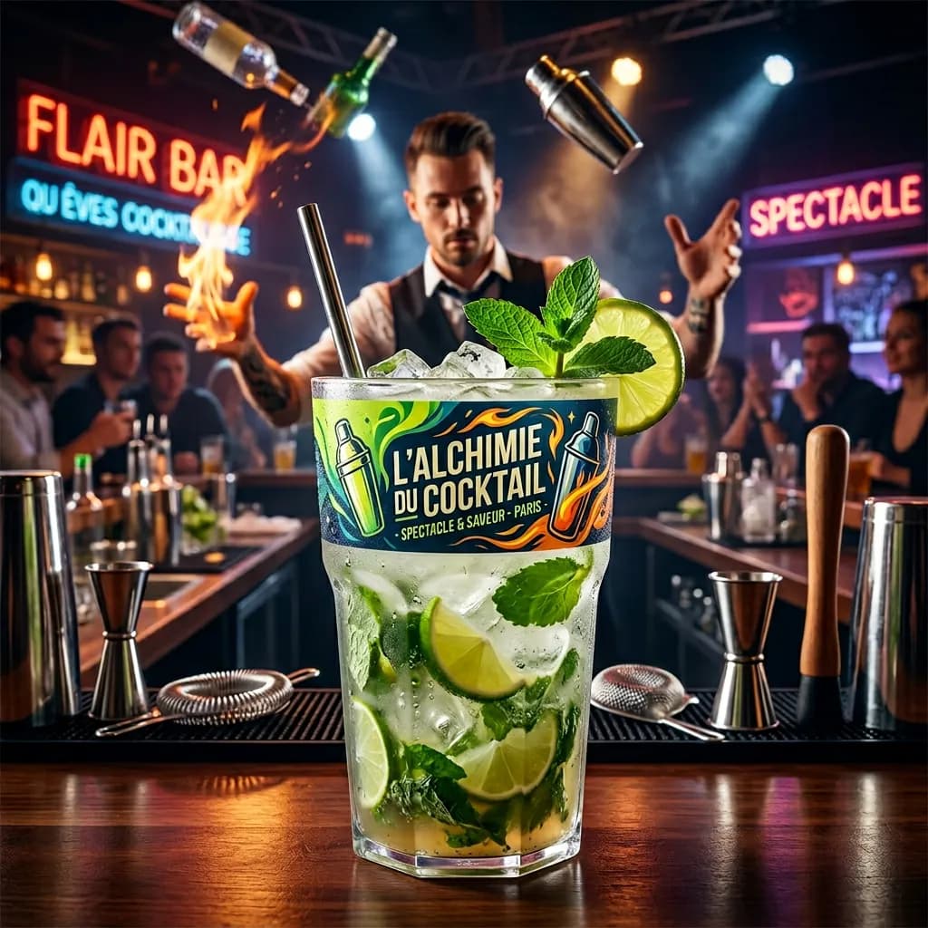 Verre mojito personnalisé éco Triton — vue 3